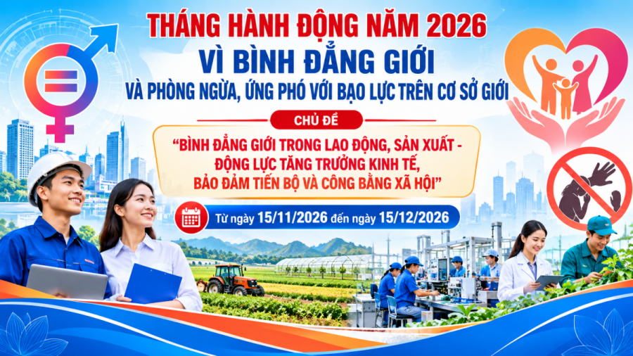 Chung tay thúc đẩy bình đẳng giới, phòng ngừa và ứng phó với bạo lực trên cơ sở giới