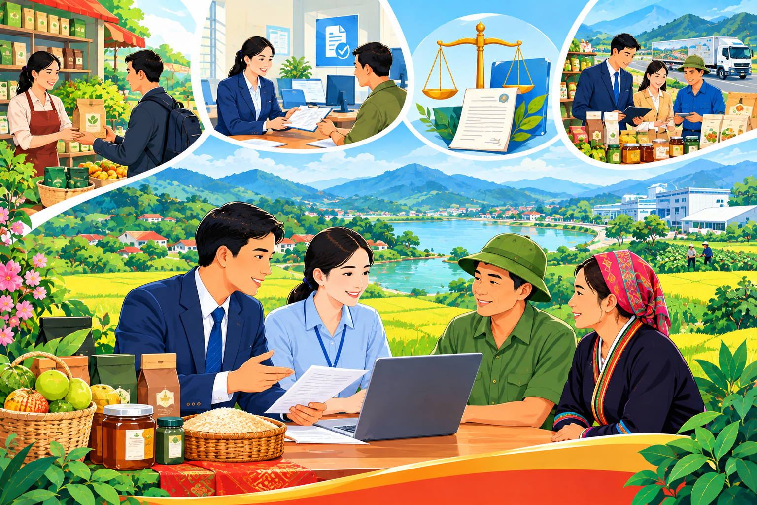 Hoàn thiện cơ chế pháp lý hỗ trợ chuyển đổi hộ kinh doanh thành doanh nghiệp gắn với phát triển sản phẩm địa phương tại xã Xuân Đài, tỉnh Phú Thọ