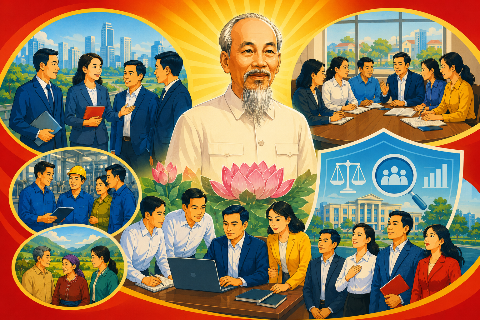 Vận dụng tư tưởng Hồ Chí Minh về chính trị  để kiểm soát quyền lực của cán bộ lãnh đạo hiện nay