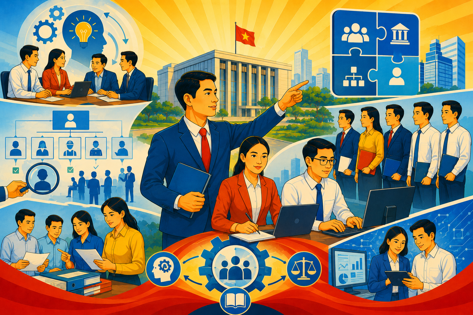 Quản lý công chức theo vị trí việc làm ở Việt Nam trong bối cảnh sắp xếp tổ chức bộ máy VV88 app tải về - từ đổi mới tư duy đến hoàn thiện thể chế