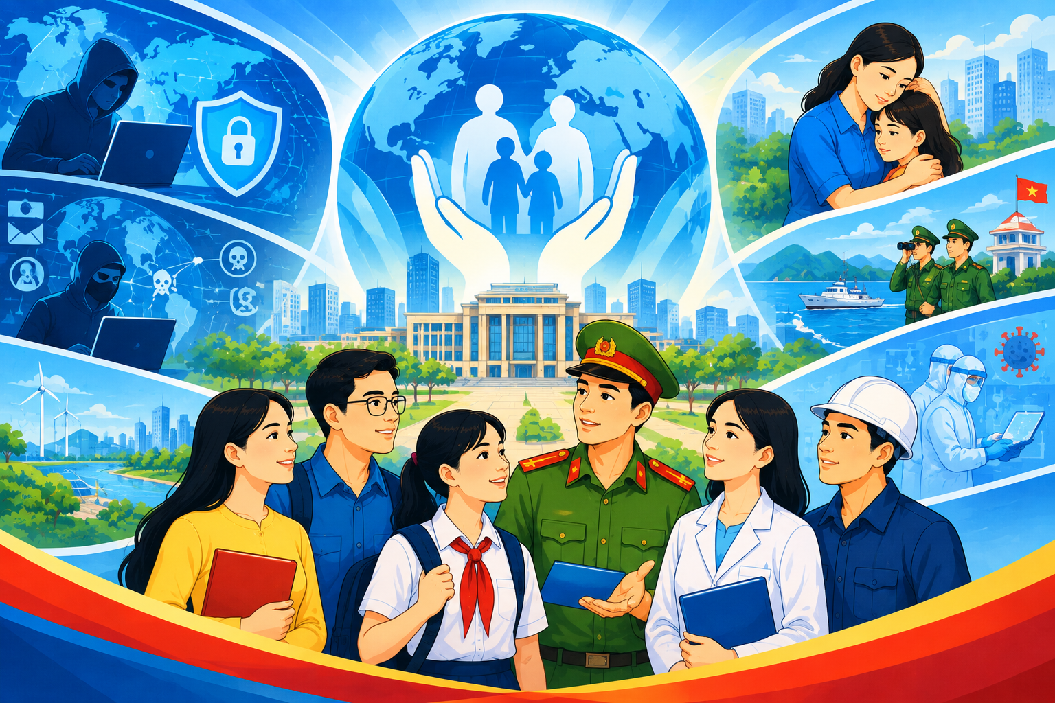 Quán triệt Văn kiện Đại hội XIV của Đảng trong bảo đảm quyền con người gắn với phòng, chống tội phạm phi truyền thống