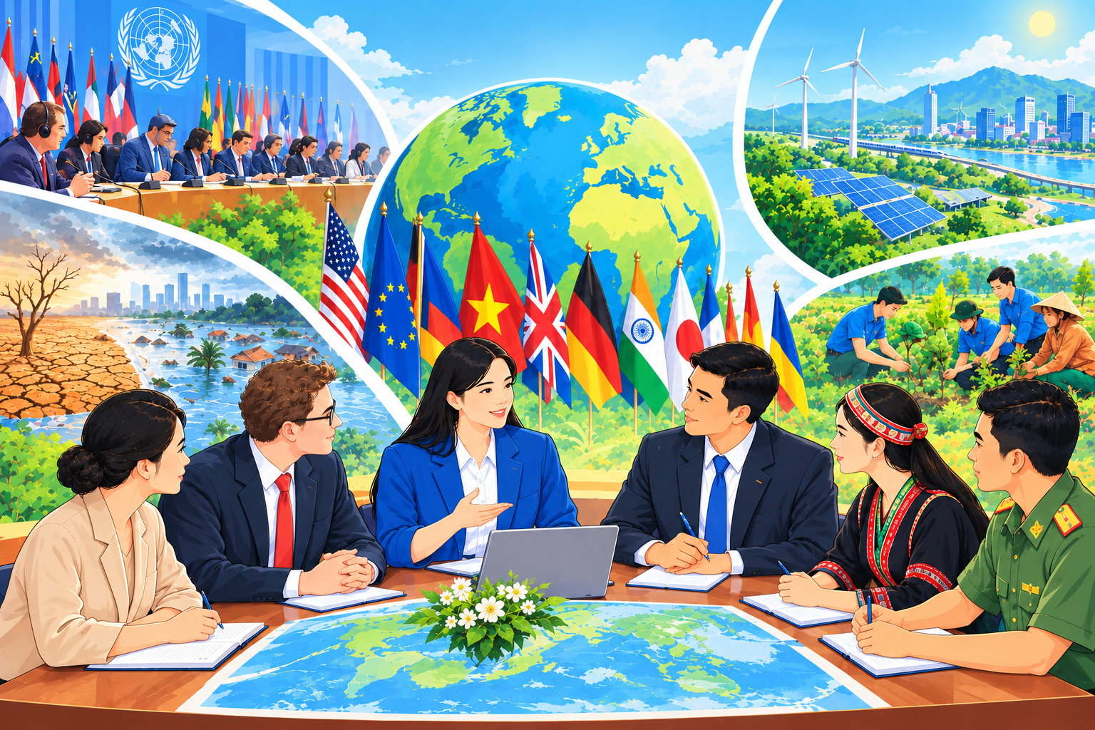 Cạnh tranh nước lớn trong quản trị khí hậu toàn cầu và hàm ý chính sách đối ngoại cho Việt Nam