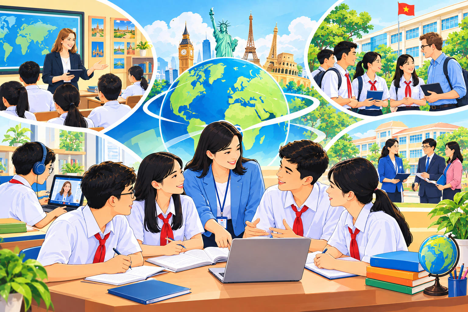 Thực thi chính sách đưa tiếng Anh trở thành ngôn ngữ thứ hai trong trường học ở Việt Nam: thực trạng và yêu cầu đối với quản lý nhà nước về giáo dục